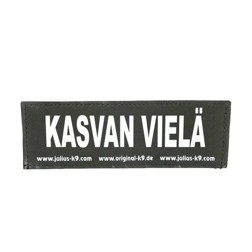 Julius-K9 Interchangeable Patches, 1 Pair, KASVAN VIELÄ, Size: Small, Black