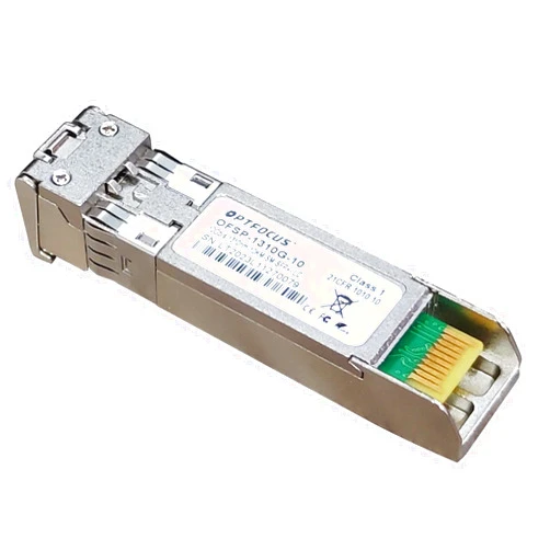 OPTFOCUS 10GBase SFP+ Transceiver up to 10km SFP+ to LC 10G Single Mode SFP+ LC Module 1310nm for Cisco, Ubiquiti, TP-Link, Huawei, Mikrotik, Netgear, and Supermicro Equipment…