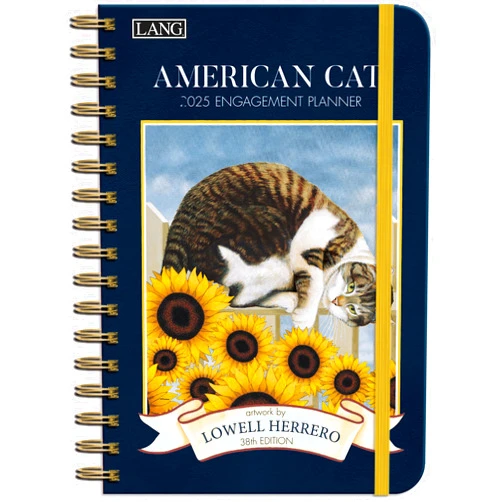 LANG American Cat™ 2025 Spiral Engagement Planner (25991011081)