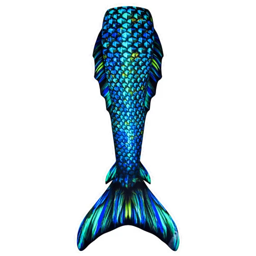 Fin Fun Atlantis Adult & Kids Wear-Resistant Mermaid Tail Skin, Monofin Insert Not Included - Adult & Kids Sizes