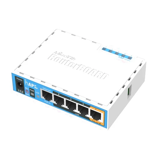 Mikrotik hAP ac lite US Version Dual Band Access Point 802.11ac 5-Port PoE USB OSL4