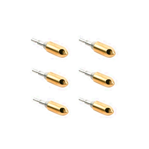 DarkForest 6pcs DB-14 Whistle Broadheads 125 Grain Whistling Arrowhead for Signal Sound to Locate or Fun with Friends