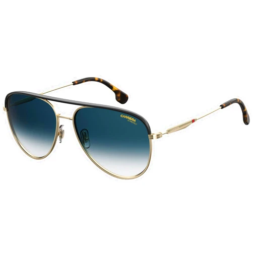 Carrera CARRERA 209/S LKS Gold Blue CARRERA 209/S Pilot Sunglasses Lens Categor, 58mm