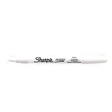 Sharpie Oil-Based Fine Point Paint Markers, 12 White Markers (37315)