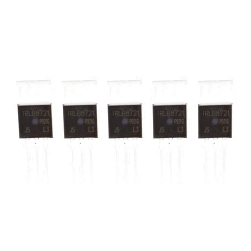 HUABAN (Pack of 5) IRLB8721PBF TO-220(TO-220AB) MOSFET 30V 62A Power N-Channel Transistor Marking IRLB8721