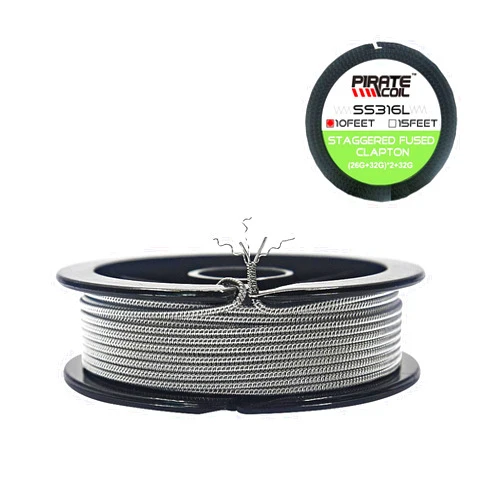 AiTURE Stainless Steel Clapton SS316L Wire for Cutting Foam Hot Heating Handmade Household Resistence Wiring Use