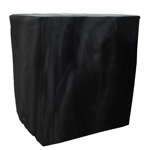DwellElite 600D Oxford Heavy Duty Propane Gas Stove Cover, Waterproof, Dustproof, Adjustable Drawstrings for Stoves with Cabinets (Black).