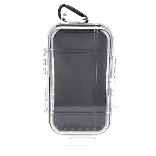 VBESTLIFE Waterproof Storage Case, Outdoor Sports Survival Equipment Sealed Box Dustproof Pressure Proof Dry Boxes for EDC Tools, Phone, Keys(Clear)