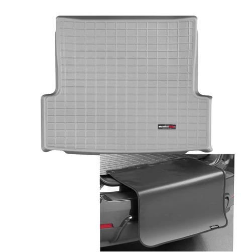 WeatherTech Cargo Trunk Liner for BMW 325i, 328i - Trunk with Bumper Protector (42657SK) Grey