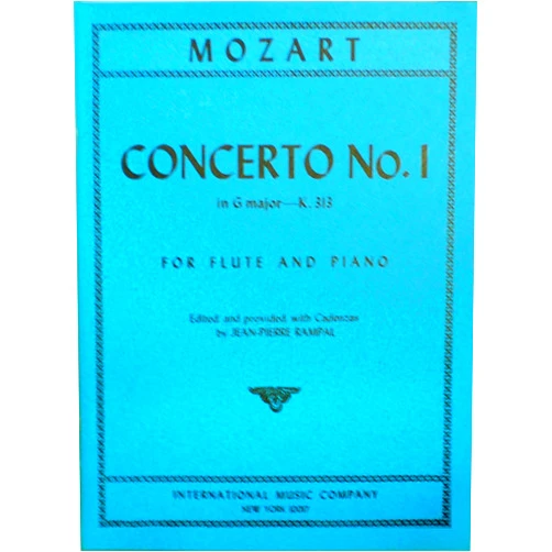By Wolfgang Amadeus Mozart (Author), Jean-Pierre Rampal (Editor) Mozart Concerto No.1 in G Major for Flute and Piano, K.313