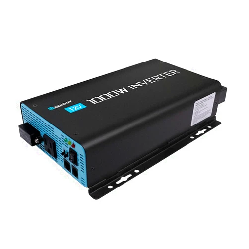 Renogy 1000W Pure Sine Wave Inverter with ECO Mode, 12V DC to AC 120V 110V Converter for Off-Grid Solar System, Home, RV, Solar Power Inverter with Remote Switch, Surge 2000W