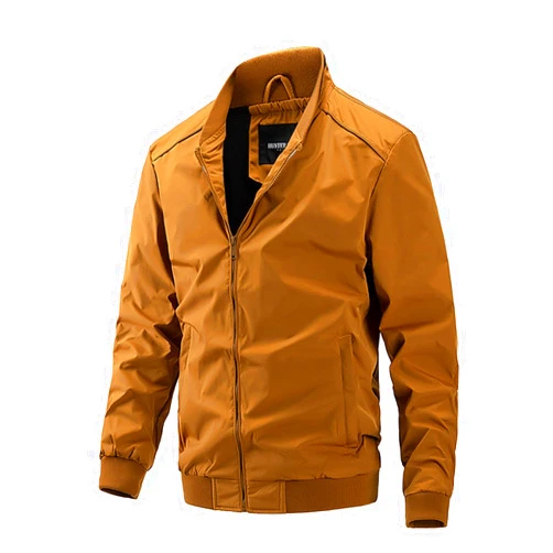 Huazi2 Winter Jackets for Men,Full Zip Biker Coat Autumn Biker Jacket Wih Pockets Windproof Warm Loose Parka Sport Outwear 5X-Large Light Brown