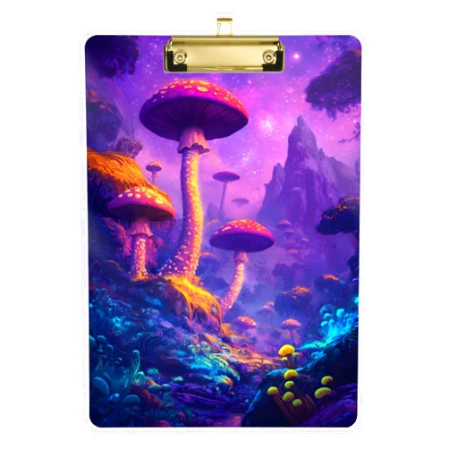 Joisal Mushrooms Purple Clipboard 9