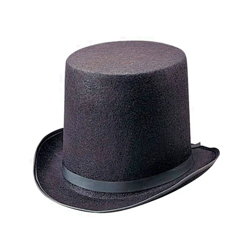 Rhode Island Novelty Deluxe Black Magician Butler Formal Costume Top Hat, One Per Order