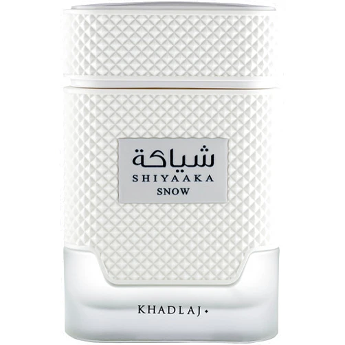 KHADLAJ PERFUMES Khadlaj Shiyaaka Snow – Citrusy, Woody, Spicy, Aromatic – Eau De Parfum Spray-Long-Lasting Fragrance for Men, 3.4 Ounce / 100 ml