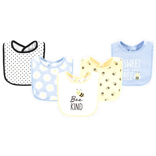 Hudson Baby Unisex BabyCotton Bibs