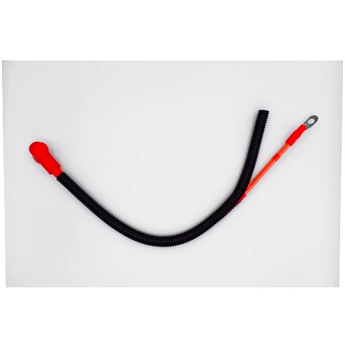 Custom Battery Cables Made in USA. Custom Battery Cables Alternator Cable Compatible with Dodge 1989 to 2018, 2 Gauge with Fuse Link. #895