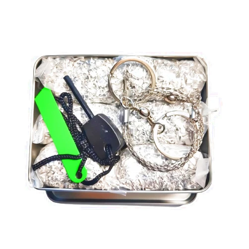 eGreen Emergency Fire Starter Magnesium 99% Pure 6 Bags for Storm Hurricane Outages Camping Hiking Bushcraft Outdoor Survival + Free Water Proof Tin Container