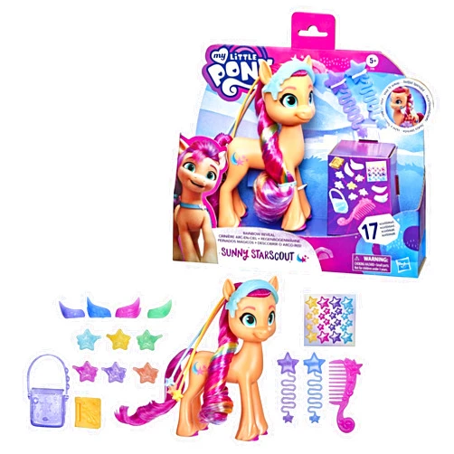 My Little Pony Hasbro Collectibles - My Little Pony Rainbow Reveal Sunny