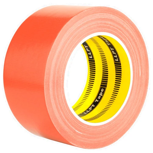 LLPT Duct Tape Premium Grade 2.36 Inches x 108 Feet x 11 Mil Easy Tear Residue Free Strong Adhesive Color Orange (DT250)