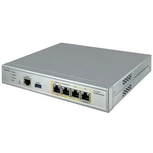 EnGenius Cloud Managed [ESG610] 2.2 GHz Quad-Core SD-WAN VPN Router with Dual-WAN 2.5 GbE, Dual-LAN 2.5 GbE, Auto-VPN, stateful Firewall, and Cellular failover