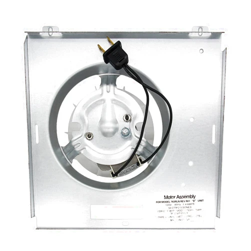 Denkuhin 763RL B Unit Fan Motor Compatible with Nutone 763RL/769RL A Unit 763RLN 763RLL, Replace S0503B000 Bathroom Fan 50CFM, with 9 x 9 inch Metal Plate Blade