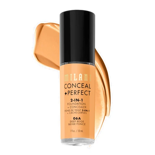 Milani Conceal + Perfect 2-In-1 Foundation and Concealer 06A Deep Beige