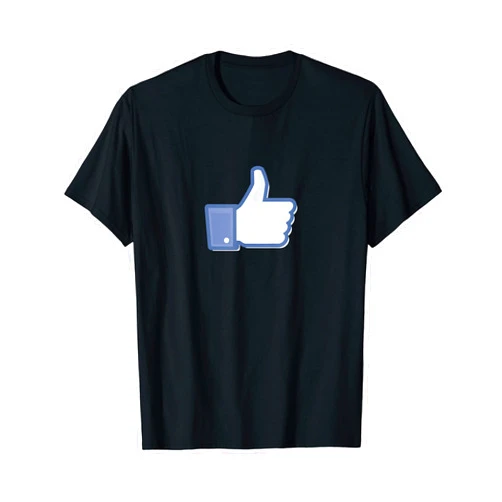 TnTees Thumbs Up Like Face Book Icon T-Shirt