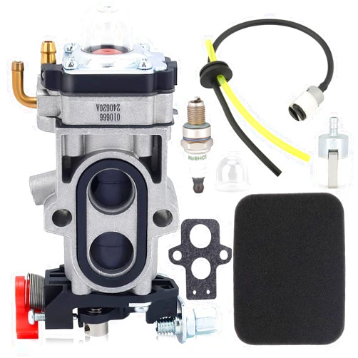 Hipa 150BT WYA-44 Carburetor Tune UP Kit for Husqvarna 350BT 180BT 180BF Red Max EBZ8000 EBZ8050 EBZ8001 Leaf Blower Parts Replace 505183101 521631601 WYA-44-1 Carb With Red Handle Easy Start Function