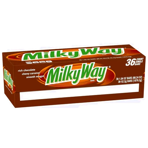 Milky Way Caramel Chocolate Full Size Candy Bars, 1.84 Ounce (36 Count)