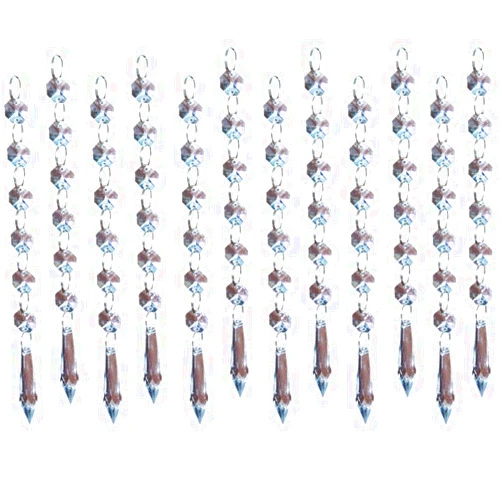 SKY CANDYBAR 12pcs Acrylic Crystal Garland Chandelier Hanging Bead Chains Wedding Club Party Decoration