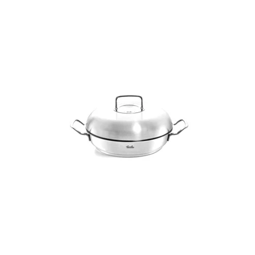 Fissler Original-Profi Collection Stainless Steel 11 Inch Serving Pan with High Dome Metal Lid