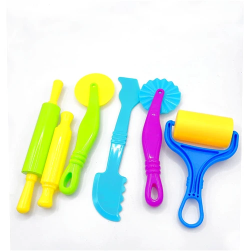 AOIRFUQ Clay and Dough Tools Six Piece Set - Ages 3 & Up