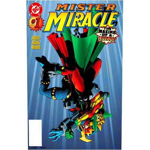 By Kevin Dooley (Author), Steve Crespo (Cover Art, Penciller), Marcio Morais (Cover Art, Inker), Laura Allred (Colorist), Gloria Vasquez (Colorist) & 1 more Format: Kindle Edition Mister Miracle (1996) #1