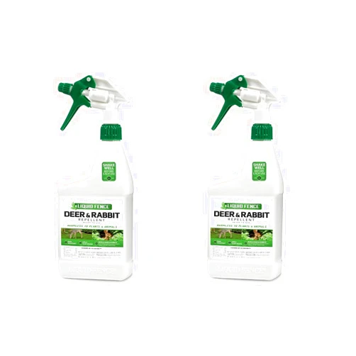 Liquid Fence 112 1 Quart Ready-to-Use Deer & Rabbit Repellent (Pack of 2)