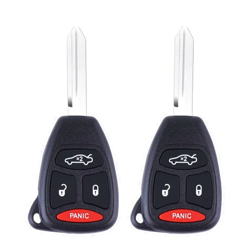 REMOTEAGO Car Remote Control Key Fob fits Chrysler 300C 05-2007, Aspen 07-2009, Dodge Charger 06-2007, Durango 07-2009, Jeep Commander Grand Cherokee 05-2007 (FCCID: KOBDT04A, OHT692427AA)