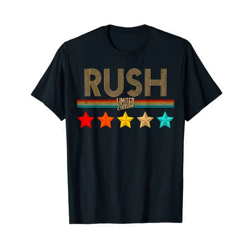 Rush Name Limited Edition Shirts & Gifts Rush T-Shirt Rush Name Birthday Shirt Gift Rush T-Shirt