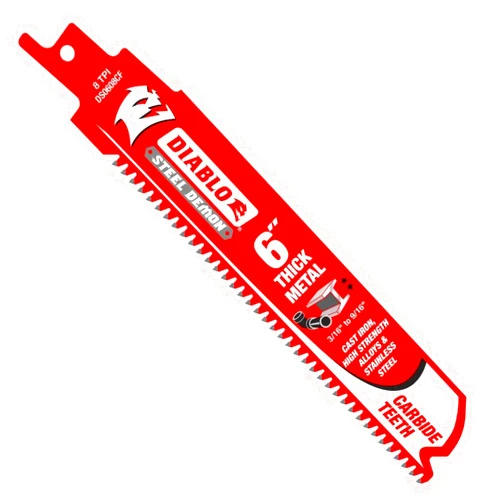 Freud-Diablo 6 in CARB TIP Metal RECIP 3 PK