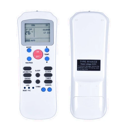 PZL Replacement Remote Control for Carrier Air Conditioner R14/CE R14A/E R14A/CE R14A