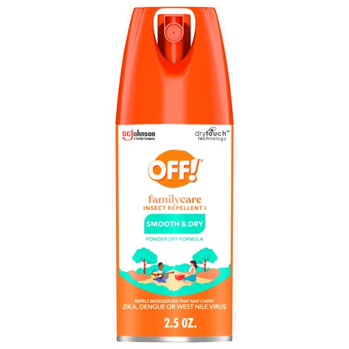 OFF! Family Care Insect & Mosquito Repellent I, Smooth & Dry Bug Spray for the Beach, Backyard, Picnics and More, 2.5 oz. (Pack of 12)