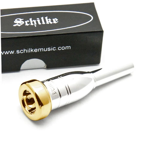 Schilke 24K Gold Rim & Cup Trumpet Mouthpiece, 17H Heavyweight
