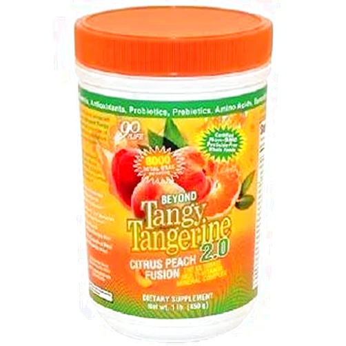 Youngevity Organic Vitamin Mineral Probiotic - Beyond Tangy Tangerine 2.0 Citrus Peach Fusion 1lb - 3 Pack