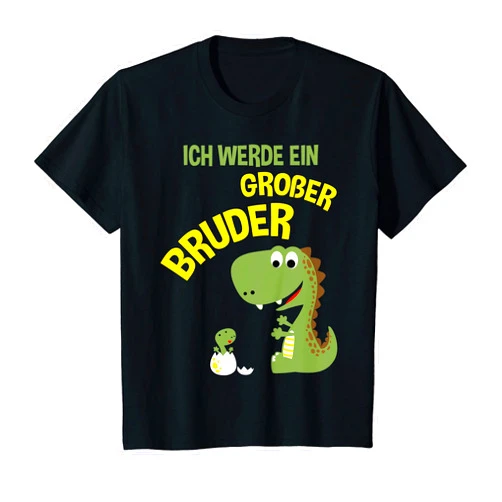 Ich Werde Großer Bruder Geschenk Kollektion Kids Ich Werde Ein große Bruder Dinosaur Dino Gift T-Shirt