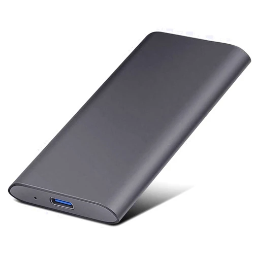 POENOWNE External Solid State Drive 2000GB Protable SSD External Hard Drive high Speed USB 3.1 Type-C External SSD Hard Drive 2000GB Compatible with PC, Laptop, Desktop and Mac (Black) 2TB Black