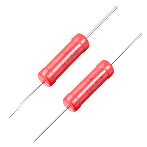 uxcell 3W Power Rating 500K Ohm High Voltage Glass Electric Film Resistor 2 Pcs