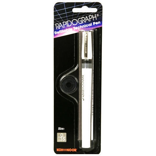 Koh-I-Noor Rapidograph Technical and Artist Pen, .35mm Nib, 1 Each (3165.Z)
