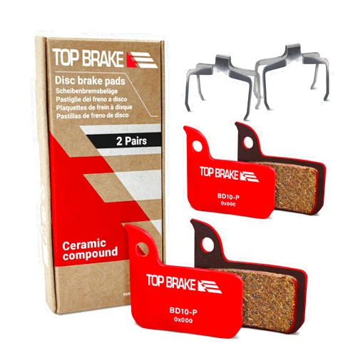 TOP BRAKE Disc Bike Brake Pads Compatible with AVID SRAM Level TLM/Ultimate/Force 22/Force 1/Red eTap HRD/Rival 1/Rival 22/S700 B1/S900 HRD