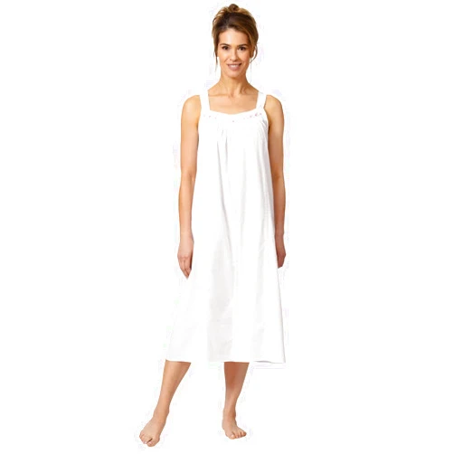 The 1 for U Meghan Womens Nightgowns - Sleeveless Nightgowns for Women, 100% Cotton