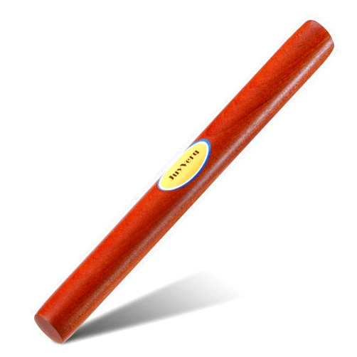 JuyVerq Wood Rolling Pin (15.75 Inches), Non-Stick Rolling Pin for Baking, Natural Sapele Wood Dough Roller for Pizza, Fondant, Pie, Cookie, Pastry, Essential Kitchen Tool
