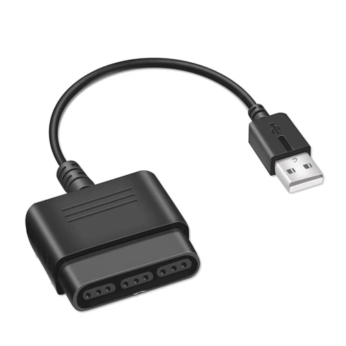 Xahpower PS2 Controller to USB Adapter Converter Cable, Compatible with Sony PS1/PS2 Controller Gamepad to PS3/PC Controller